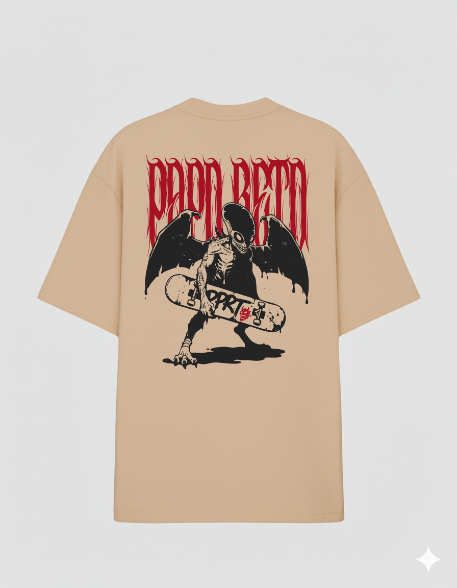 Oversized do Rolê "De Outro Mundo" Bege