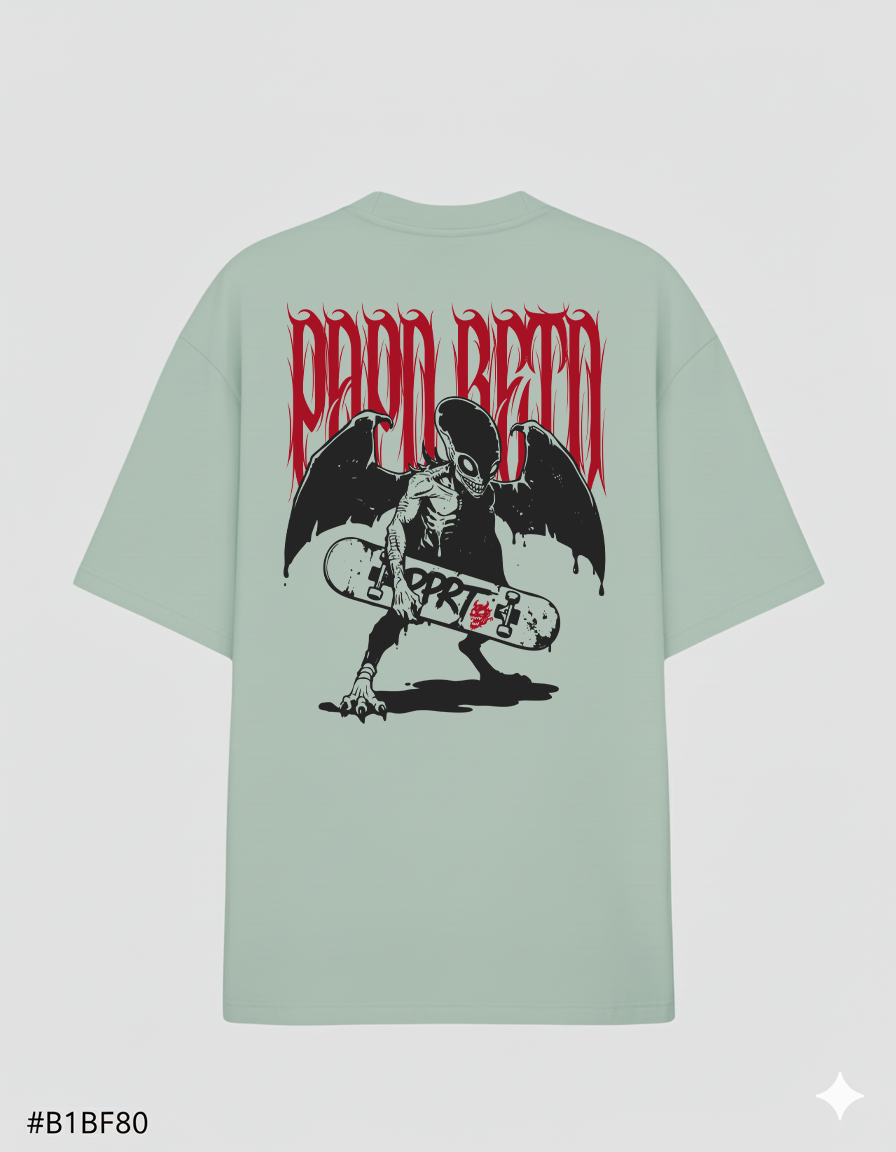 Oversized do Rolê "De Outro Mundo" Menta