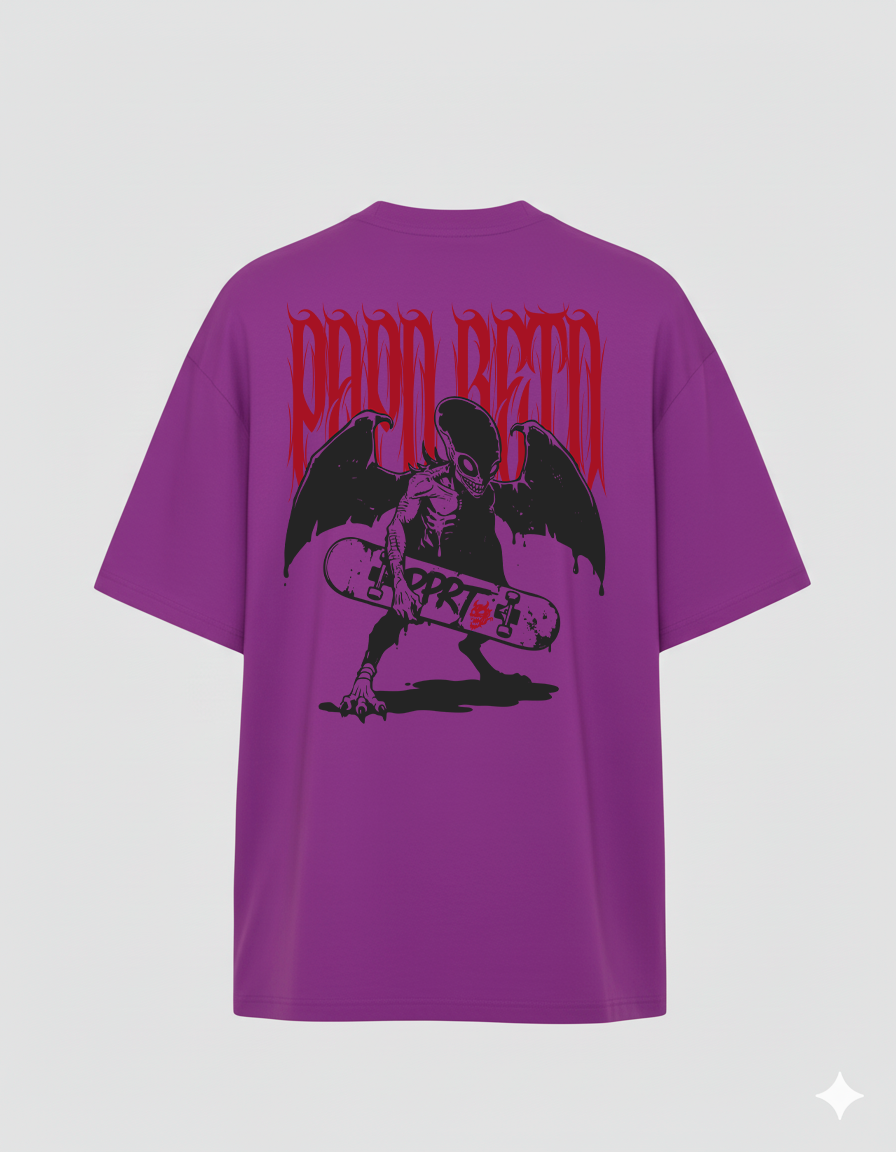 Oversized do Rolê "De Outro Mundo" Roxo