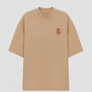 MOCKUP PATRAO BEGE Oversized de Patrão "PPRT" Bege