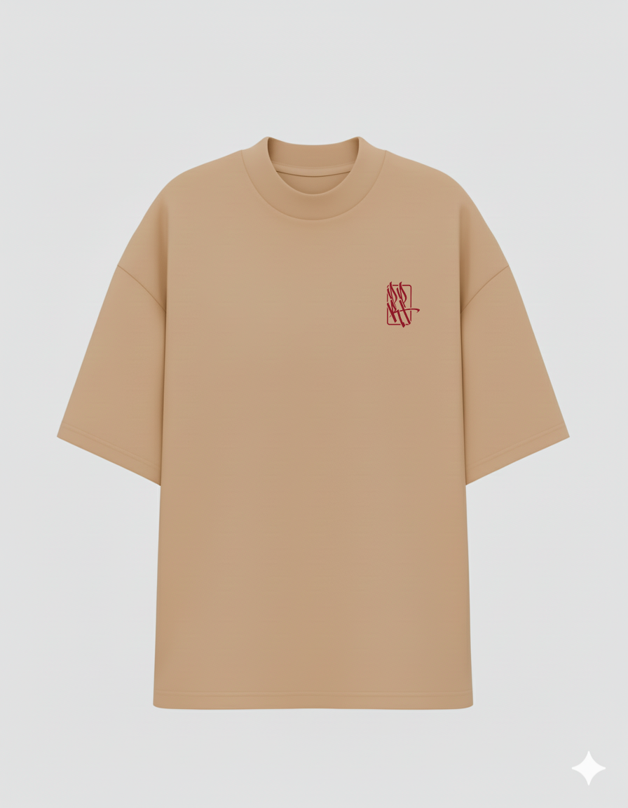 Oversized de Patrão "PPRT" Bege