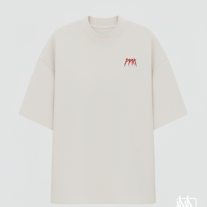CAMISETA 10 Oversized de Patrão "PPRT 2.0" Off White
