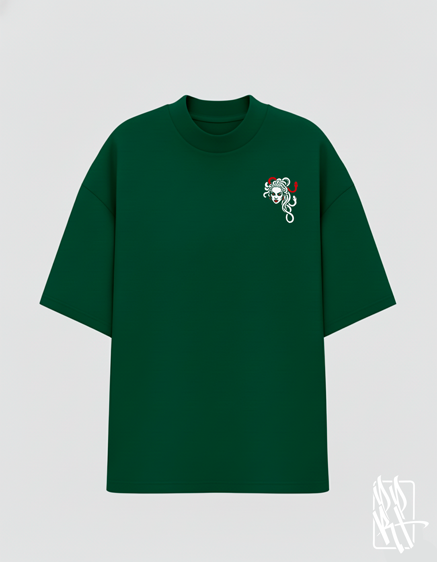 Oversized Do Rolê "DISPOSA" Verde Escuro - Image 2