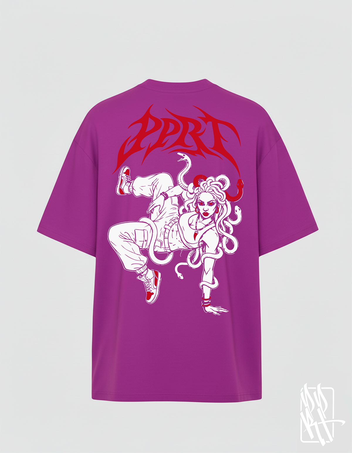 Oversized Do Rolê "DISPOSA" Roxo