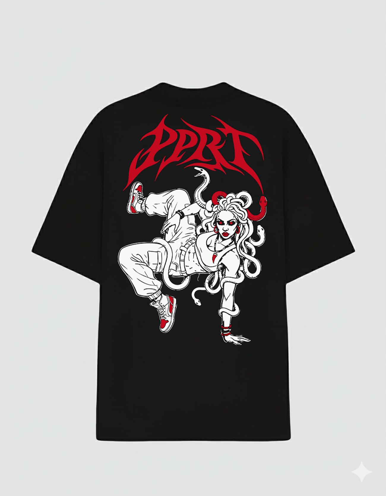 Oversized Do Rolê "DISPOSA" Preto