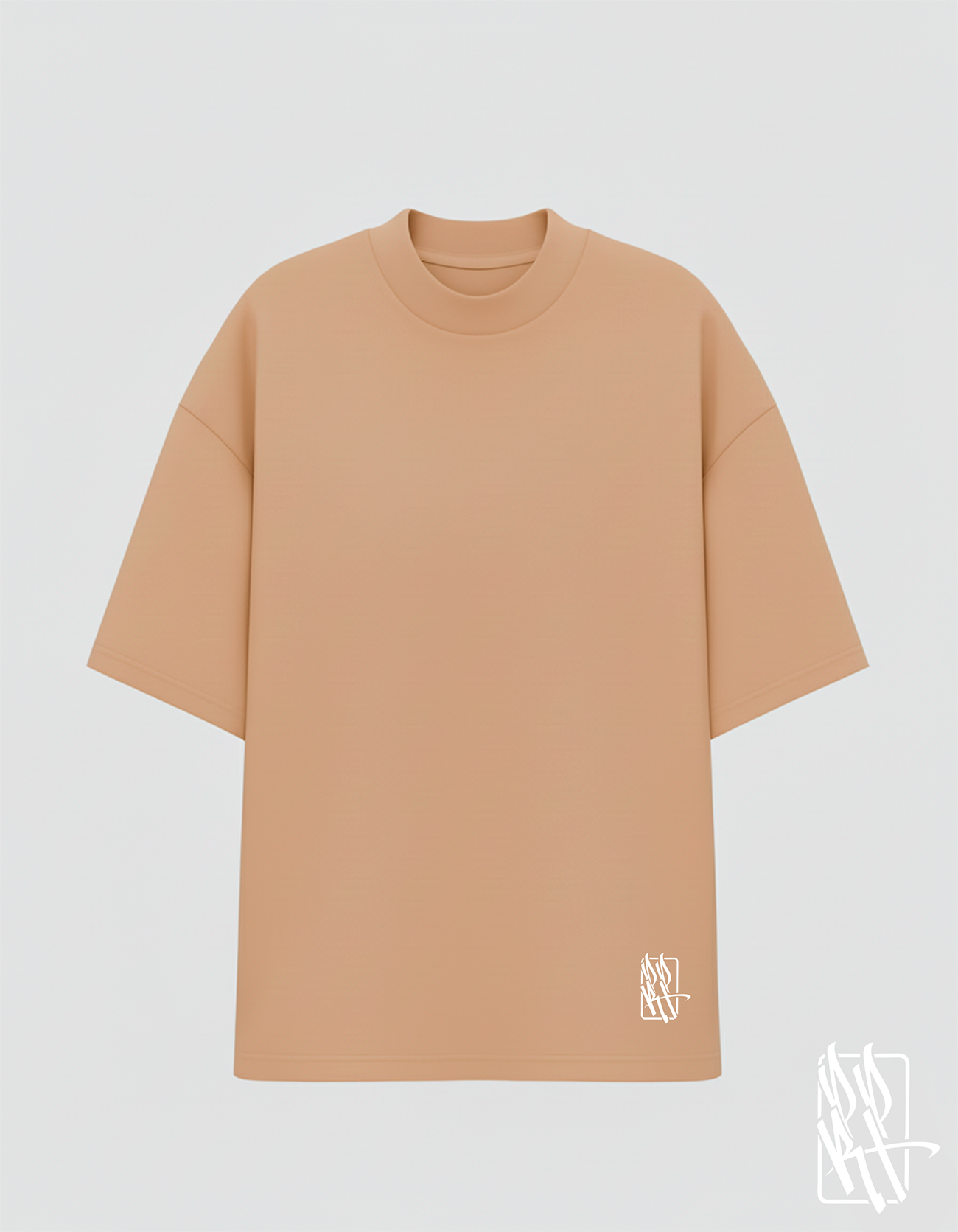 Oversized Do Corre "PPRT VÉINHO" Bege - Image 2