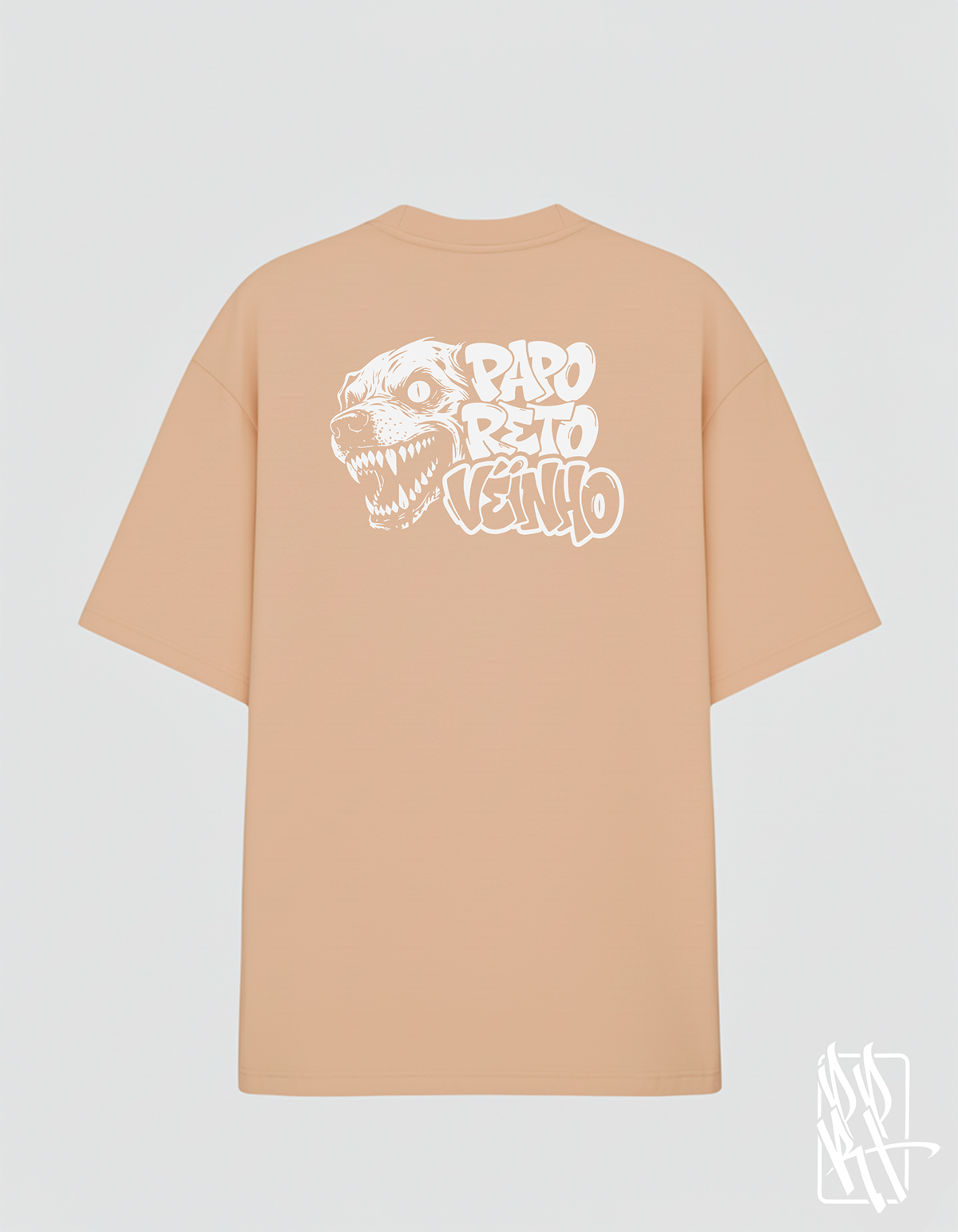 Oversized Do Corre "PPRT VÉINHO" Bege