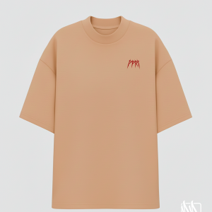 CAMISETA 7 Oversized de Patrão "PPRT 2.0" Bege