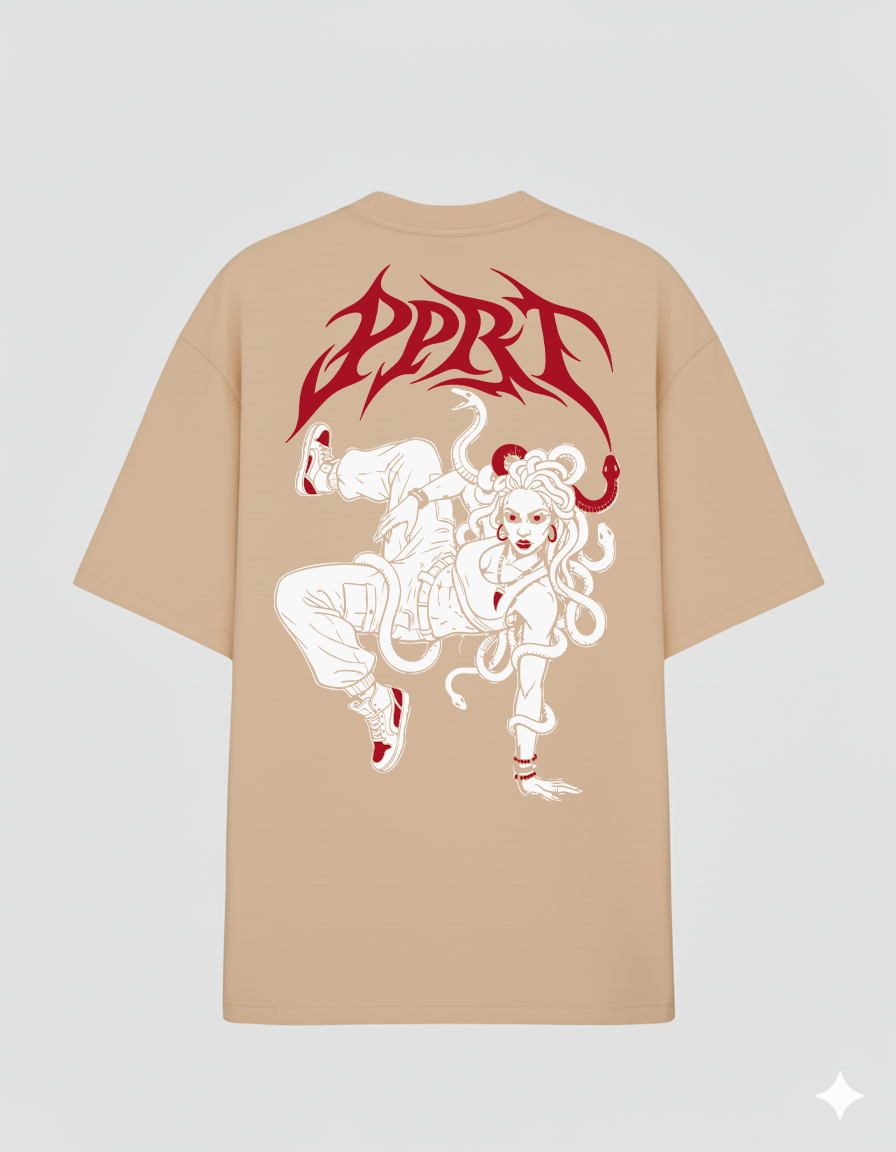 Oversized Do Rolê "DISPOSA" Bege